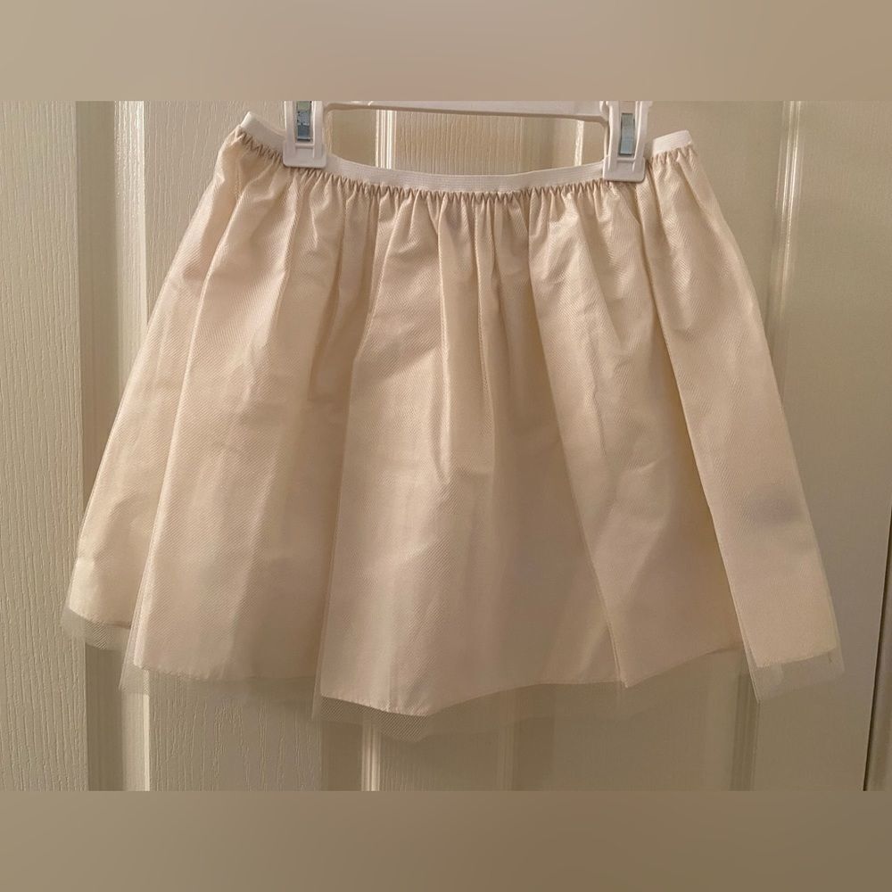 Mini Boden Ivory Tulle Under The Dress Pettiskirt Skirt Girls Size 11-12 years